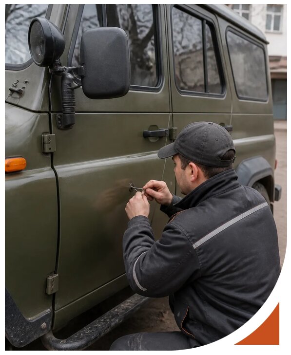 Профессиональное вскрытие автомобиля УАЗ без повреждений в Михайловке
